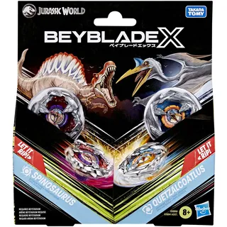 Beyblade Hasbro Beyblade X Jurassic World Spinosaurus vs. Quetzalcoatlus Multipack Set