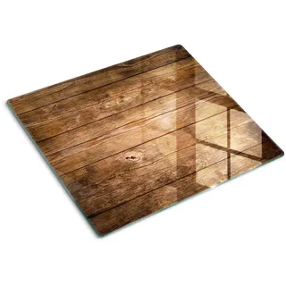 Tulup Glasplatte 60x52 cm Holz , Glas , 60x0.4x52 cm , Küchen, Küchenelektrogeräte, Herde, Herdabdeckplatten