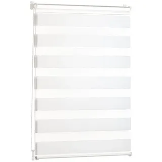 Everbrent Doppelrollo 100 x 195 cm Weiß