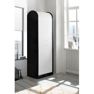 Mäusbacher Big System Office Rollladenschrank 69 x 44 x 192 cm schwarz