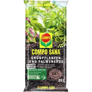 Compo Sana Grünpflanzen- und Palmenerde Torffrei 20 l