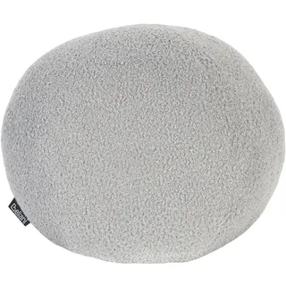 Beliani Dekokissen Grau 30/30 cm Salvia , Textil , Rund , 30x30 cm , Heimtextilien, Wohntextilien, Kissen, Zierkissen