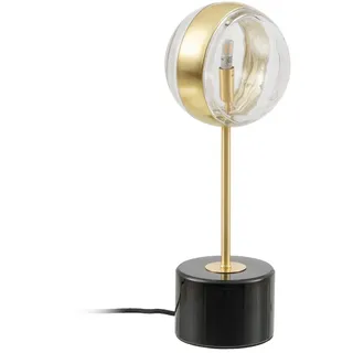 LED Tischlampe Kristall Gold Eisen 15 x 15 x 40 cm - Gold