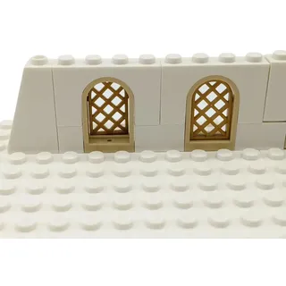 LEGO® MOC Mittelalter Fenster Mauer Ritter Burg Weiß NEU! Menge 19x - Bunt