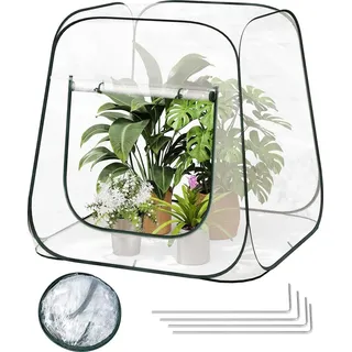Mini-Gewächshaus WOLTU PVC 100x100x97 cm transparent Folie