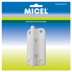 MICEL - 92574 Zurrklampe für Pergola, weiß, 50 x 40 x 100 mm