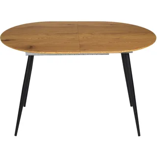 HOME DECO FACTORY Moderner ausziehbarer Tisch für 6 bis 8 Personen Honigbraun