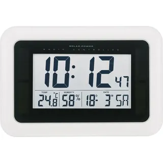 voelkner selection Funk Wanduhr 28 cm KW9101 weiß