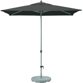 Suncomfort by Glatz Sonnenschirm Push-Up, stone grey, 210 x 150 cm rechteckig, Gestell Aluminium, Bespannung Polyester, 4.2 kg