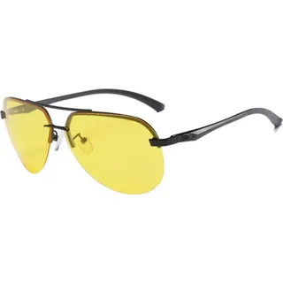 VeyRey herren pilotenbrille polarisierte polarisierte sonnenbrille für herren Armero gelb gläser - Silber