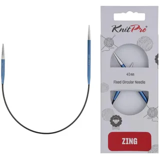 KnitPro Zing Asymmetrische Rundnadeln 10" (25cm) | 4mm