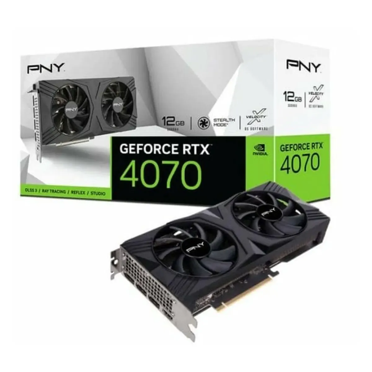 Bild von GeForce RTX 4070 Verto Dual Fan 12 GB GDDR6X VCG407012DFXPB1