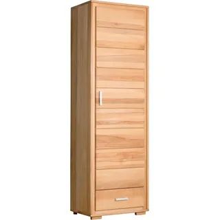 Dielenschrank Genf 1-türig - Kernbuche Massivholz geölt - Braun