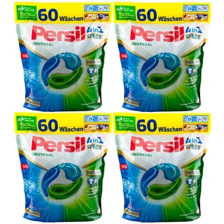 Persil Discs UNIVERSAL 4 x 60 Stück 4in1 Tiefenrein Waschmittel Caps 20-95°