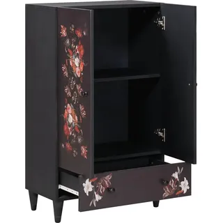 vidaXL Stauraumschränke Mehrfarbig 60 x 33,5 x 100 cm Massivholz Mango