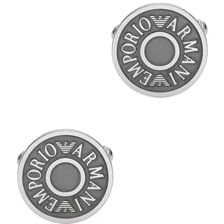 Emporio Armani Herren Manschettenknöpfe aus Edelstahl