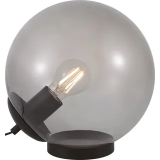 Tischleuchte Glas Grau H: 25,5 cm Ø 25 cm