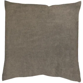 Dekokissen HOME WOHNIDEEN "ELMER" Gr. 1, grau (taupe, unifarben), B:40cm L:40cm, Polyester, Dekokissen_Sitzkissen_Kissenhüllen, Dekokissen