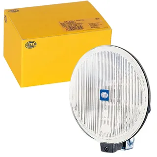 Hella 1F4 005 750-611 Halogen-Fernscheinwerfer - Comet 500 - 12/24V - rund - Referenzzahl: 37.5 - geschraubt - gemusterte Streuscheibe - Lichtscheibenfarbe: glasklar - rechts/links