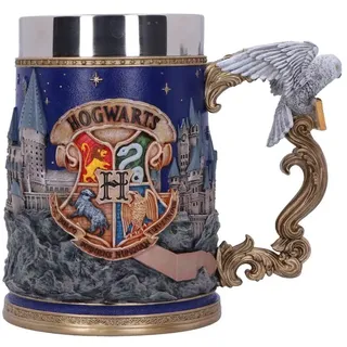 Nemesis Now B5795U1 Harry Potter Hogwarts Collectible Tankard, Blau, 15.5cm