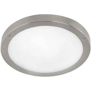 EGLO Außenleuchte Edelstahl und Glas 1 flammig IP44