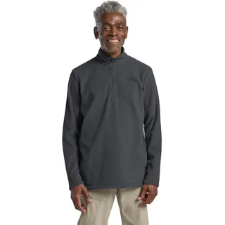 Jack Wolfskin Fleecepullover "TAUNUS HZ M", für Wandern und Trekking, mit Stehkragen, mit halbem Reißverschluss, phantom