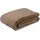 Merino Wendedecke Kuscheldecke 220 x 240 cm Taupe