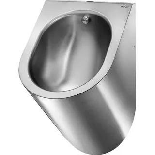 Delabie Urinal DELTA wandh. Anschl. von oben Edst. 1.4301 satiniert