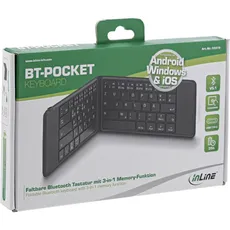 Bild von BT-Pocket Bluetooth Tastatur DE schwarz 55379