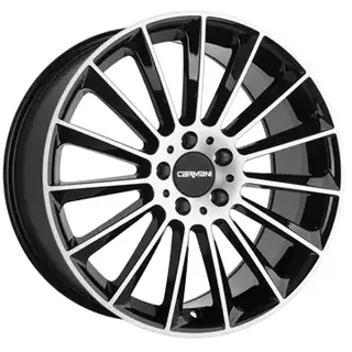 CARMANI Fritz 8,0 x 18 5 x 112 ET43 MB66,6 Schwarz/Poliert