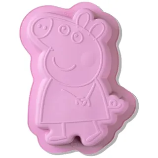 Dr. Oetker Silikon-Motivbackform Peppa Wutz – 1200 ml, säureresistent und hitzebeständig – Perfekt zum Backen mit Kindern und Fans von Peppa Pig, ideal für Kindergeburtstage, Pink