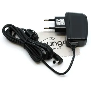 Ladegerät passend für Panasonic DMP-BD833EGK DMP-BD83EGS DMP-BD84E DMP-BDT165EF DMP-BDT166EG DMP-BDT167EB DMP-BDT168EG Ladekabel Blue-ray Player mit mungoo Displayputztuch