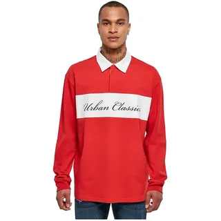 Urban Classics Oversized Rugby Langarm-t-shirt - Hugered - XL