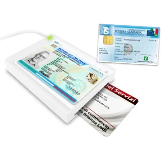 ATLANTIS USB2.0 CIE-Lesegerät 3.0 Windows 10 und Windows 11, weiß, P005-CIED331C