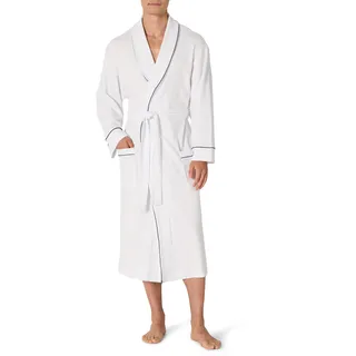 Amazon Essentials Herren Leichter Waffel-Bademantel (Erhältlich In Den Größen Schwer Und Groß), Weiß, 6XL Große Größen