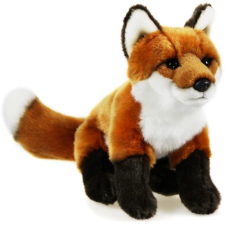 Uni-Toys - Rotfuchs, sitzend - 24 cm (Höhe) BZW. 40 cm (Länge) - Plüsch-Fuchs - Plüschtier, Kuscheltier