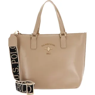U.S. POLO ASSN. Shopper Schultertasche Heat Shopping Bag Beige - Braun