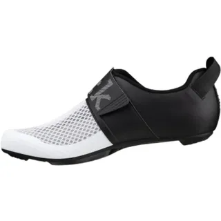 Fizik Transiro Hydra, Innovative Triathlon-Schuhe, Weiß/Schwarz, 13.5-14