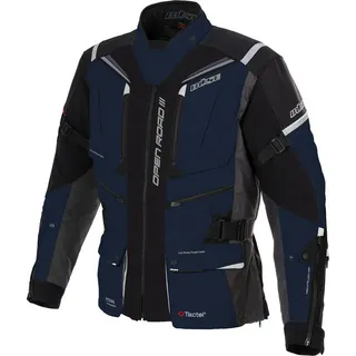 BÜSE Open Road III Textiljacke wasserdicht - Dunkelblau/Schwarz - 50
