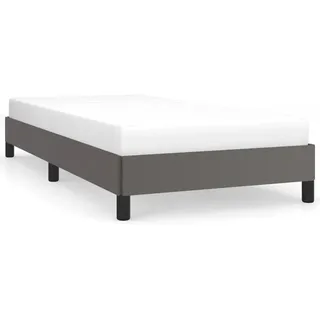 vidaXL Bettgestell Grau 80x200 cm Kunstleder - Grau