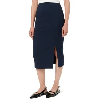 GANT Female Jersey Pencil Skirt Rock, Evening Blue, XS EU