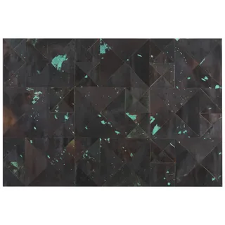 Beliani Kurzflor-Teppich Atalan 230/160 cm , Braun , Fell , Abstrakt , Rechteckig , 160x230 cm , Teppiche und Böden, Teppiche, Orientteppiche