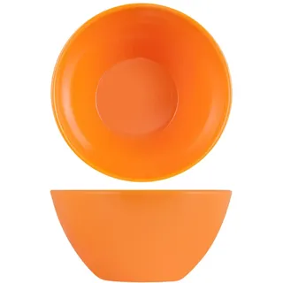 HOME 9429245 Set 6 Salatschüssel Melamin orange Cm23 Cups und Schüsseln