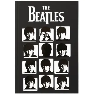 Grupo Erik The Beatles Notizbuch A5 Journal Tagebuch Merch Geschenke | Reisetagebuch Dotted Bullet Journal Ringbuch Mädchen und Jungen Einschulung - Notizblock A5 14,8 × 21,0 cm
