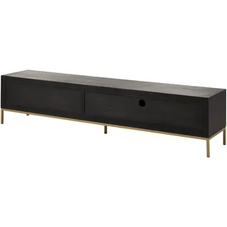 MASSIVMOEBEL24.DE TV-Board Mango 220x45x50 grau geölt DIAMOND #123 - Grau