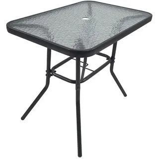 VCM Gartentisch 80 x 55 x 70 cm Anthrazit