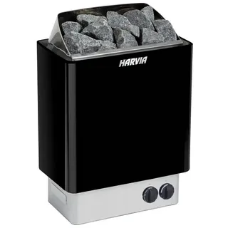 Harvia KIP60 Black Saunaofen 6 kW + integrierte Steuerung