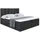 Boxbett mit Matratze und Boxi1 160x200 cm Schwarz Holzwerkstoff Höhe ca 20 cm 160x200 cm Schlafzimmer Betten Boxspringbetten