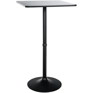 CLP Stehtisch Quadratisch I Eckige Tischplatte 60 X 60 cm Stabiles Metallgestell