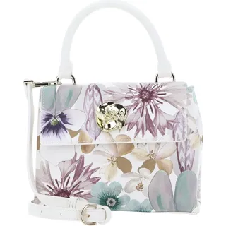 Ted Baker Umhängetasche Helensi Petal Print Mini Top Handle Bag White mehrfarbig - Bunt